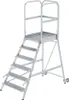 Podesttreppe einseitig begehbar mit Rollen und Griffen | Produktbild-Vorschau 1