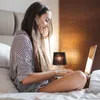 Lampa stołowa Relaxdays „Kristall”, klosz z organzy, Podgląd zdjęcia produktu 3