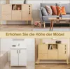 Aopunly 8er Set Möbelfüße Tischbeine Sockelfuß Tischfuß Produktbild-Vorschau 6