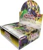 A display box of Yu-Gi-Oh! Trading Card Game Doom of Dimensions booster packs, shown from a slightly elevated side angle. Produktbild-Vorschau