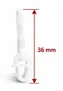 rewagi® 40x Gardinen-Klick-Gleiter mit Faltenhaken – Weiß – Produktbild-Vorschau 1