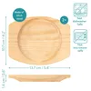 Navaris 2x Gusseisenpfanne klein mit Holz Stand - Produktbild-Vorschau 6