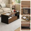 Puluomis Couchtisch mit Schublade, RGB LED Beleuchtung und Produktbild-Vorschau 7