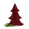 Dekokissen aus lockigem Samt in Form eines Weihnachtsbaums, Produktbild-Vorschau 2