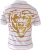 Extravagantes Poloshirt FancyBeast weiß / purple FB109 M Produktbild-Vorschau 2