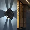 LED Wandlampe Solarleuchte, Akku, IP54, schwarz, H 13,1 cm Produktbild-Vorschau 3