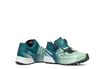 Trailrunning-Schuhe "Ribelle Run Kalibra HT Wmn" von Scarpa in grün-blau mit Schnellschnürsystem. Produktbild-Vorschau
