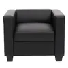 Sessel Loungesessel Lille  Kunstleder, schwarz Produktbild-Vorschau 5
