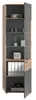 Vitrine Mason | Nox Oak / Basalt Grau ohne Beleuchtung Produktbild-Vorschau 4