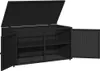 vidaXL Mobile da giardino nero 110x55x60,5 cm in poly Anteprima dell’immagine prodotto 7