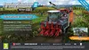 A farming simulator game advertisement featuring a large harvesting machine in a field. Podgląd zdjęcia produktu