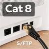 Netzwerkkabel 5m Cat 8 Ethernet Kabel LAN Kabel RJ45 40Gbps Produktbild-Vorschau 5