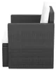 vidaXL Záhradné kreslo s vankúšmi Poly Rattan Black Náhľad obrázku produktu 2