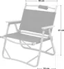 JAWINIO Outdoor Campingstuhl Holz faltbar mit Armlehnen Produktbild-Vorschau 7