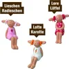 Hasenbande - Mini Kantenhocker - Familie - 6er-Set Produktbild-Vorschau 2