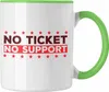 Trendation - Lustige Admin-Tasse  Spruch "No Ticket No Produktbild-Vorschau 1