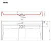 vidaXL Waschbecken 100 x 46 x 11 cm Mineralguss/Marmorguss Produktbild-Vorschau 9