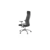 Chaise de bureau en cuir véritable noir Chaise de bureau Voir les images du produit 12