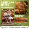 CASARIA® Gartenbank Wetterfest Holz FSC®-zertifiziert 320kg Produktbild-Vorschau 6