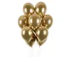 Latexballonnen, goudkleurig, chroomafwerking, 33 cm, 50 Productafbeelding-voorbeeld 1