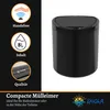A black sensor trash can is shown next to a panel with feature icons and text. Anteprima dell’immagine prodotto