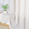 Joyswahl Vorhang Vintage Gardinen Leinen Fensterschals mit Produktbild-Vorschau 6