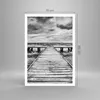 Poster - Poster ohne Rahmen - Brücke Meer Welle - 70x100 cm Produktbild-Vorschau 4