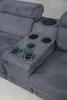 Grau Ecksofa Wohnzimmer Luxus Sofa L-Form Modern Design Produktbild-Vorschau 6