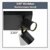 ZMH LED Deckenleuchte Schwarz 2ER Deckenstrahler: GU10 Produktbild-Vorschau 2