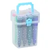 Waskleurstempels met stempelkussen, set van 12 stuks. Productafbeelding-voorbeeld 2