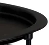 Okrúhly kovový odkladací stolík MESA, Ø 47 cm Náhľad obrázku produktu 2