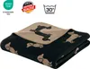 Cawö Decke We Love Dogs Dackel Schwarz Beige (150x200cm) Produktbild-Vorschau 6