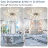 AIORBER Moderní stropní ventilátor s LED osvětlením, Náhled obrázku produktu 3