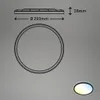 LED Panel Dimmbar Fernbedienung Ultraflach CCT 18W schwarz Produktbild-Vorschau 8