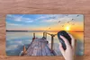 MuchoWow® Mauspad Mousepad Wasser - Steg - Vögel - Produktbild-Vorschau 3