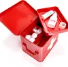 Boîte à médicaments Zeller, métal, 21,5x16x16 cm, rouge Voir les images du produit 4