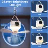 Ø24cm Tragbarer Zeltventilator mit Licht, Hängeventilator Produktbild-Vorschau 3