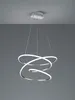 Lampada a sospensione a LED BOLOGNA argento-bianca 36 W, Anteprima dell’immagine prodotto 3