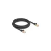 Delock RJ45 Netzwerkkabel mit Geflechtmantel Cat.6A S/FTP Produktbild-Vorschau 3