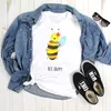 Mr. & Mrs. Panda S T-Shirt Biene Happy - Weiß - Geschenk, Produktbild-Vorschau 2