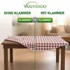 4er Set Tischtuchklammern transparent - Robuste Produktbild-Vorschau 7