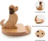 IHONYI Hölzerne Handy Ständer - Hund Telefonhalter,Tier Produktbild-Vorschau 4