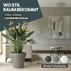 XL Pflanzkübel / Pflanztopf „LIKE“ Ø58xH51 cm - Braun - Produktbild-Vorschau 3