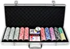 Stříbrné profesionální pokerové sady ACXIN s hliníkovým Náhled obrázku produktu 1