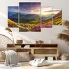 Bild auf Leinwand - Leinwandbild - Gebirge Wiese Landschaft Produktbild-Vorschau 7