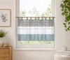 Design Schlaufen-Scheibengardine weiß/petrol/grau 2288 BxH Produktbild-Vorschau 2