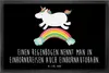 Mr. & Mrs. Panda Schmutzfangmatte Einhorn Regenbogen 60 x Produktbild-Vorschau 1