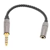 Adapterkabel voor hoofdtelefoons, verguld, met een 4.4 mm Productafbeelding-voorbeeld 4