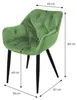 ML-Design 2er Set Esszimmerstuhl mit Rückenlehne, Salbei, Produktbild-Vorschau 7