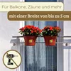2er Set Geländertopf Balkon mit Wasserspeicher Blumentopf Produktbild-Vorschau 4